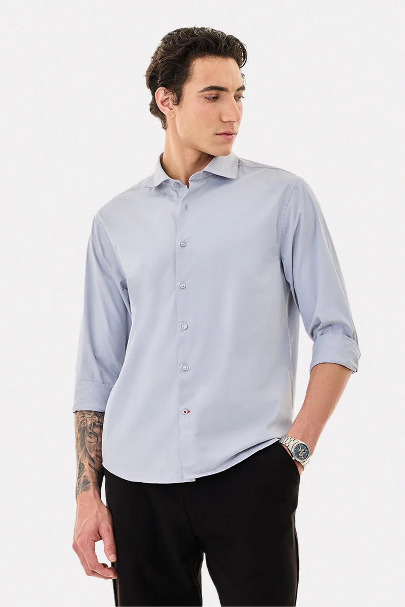 سنيتش Regular Fit 100% Cotton Shirt